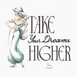 Take Your Dreams Higher – ジャスミンのアートパネル