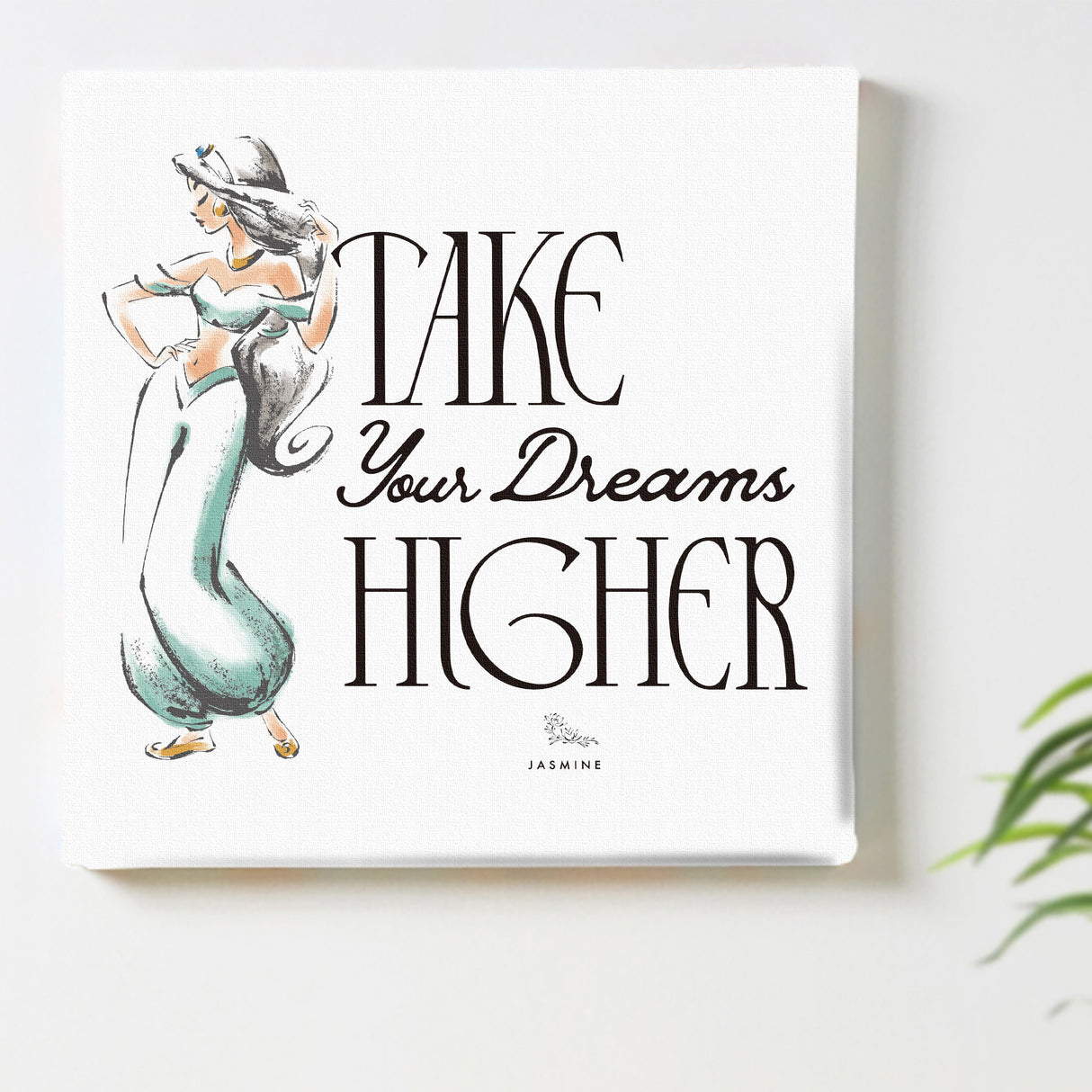 Take Your Dreams Higher – ジャスミンのアートパネル