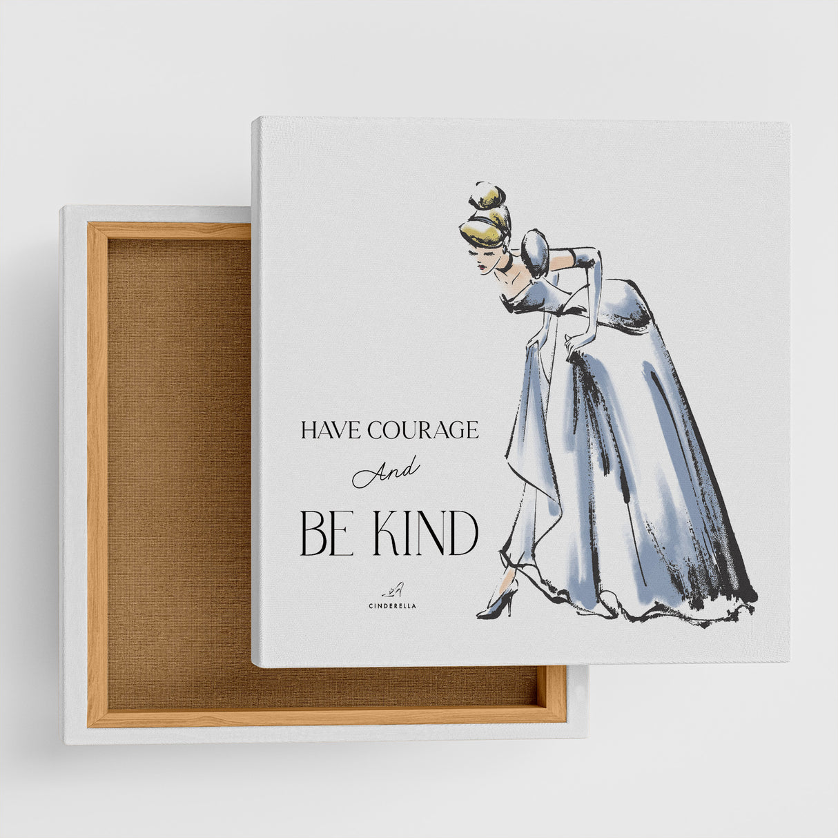 Have Courage and Be Kind – シンデレラのアートパネル