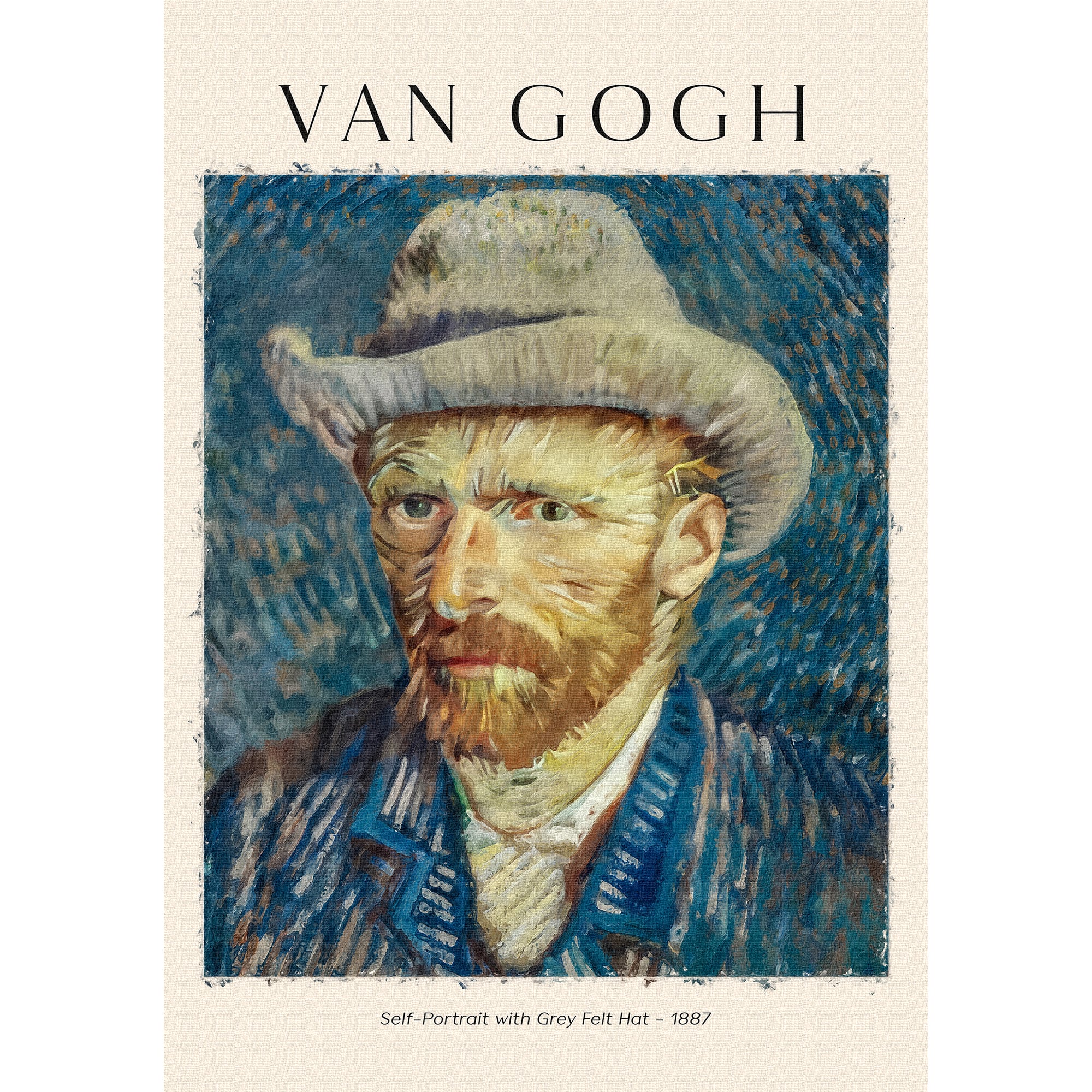 未使用　ゴッホ　ドーブル　キャンバスアート　金枠　Sサイズ ゴッホ アートパネル/キャンバスボード GOGH-2404-07 – ArtDeli