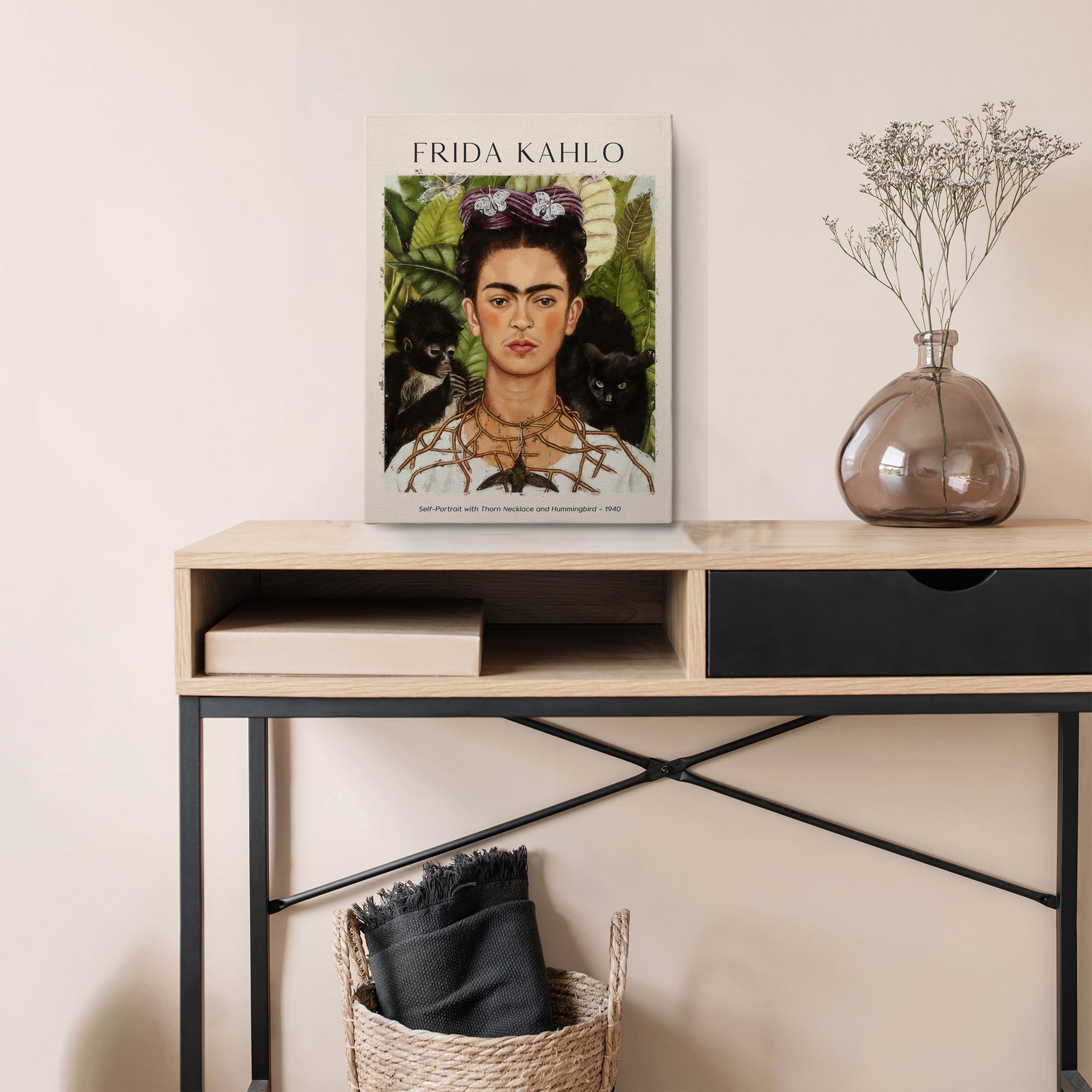 Frida Kahlo Art Panel/Canvas Board KAHL-2404-01 – ArtDeli. アート