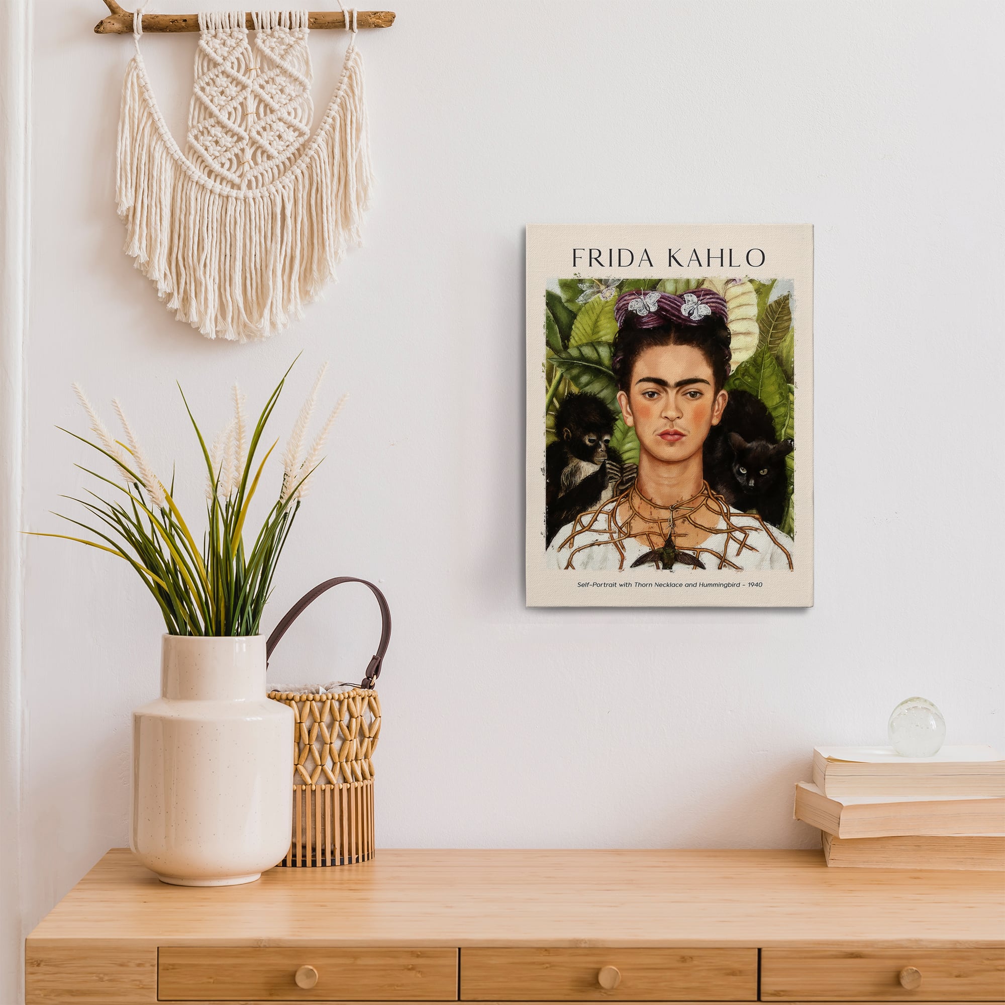 Frida Kahlo Art Panel/Canvas Board KAHL-2404-01 – ArtDeli. アート