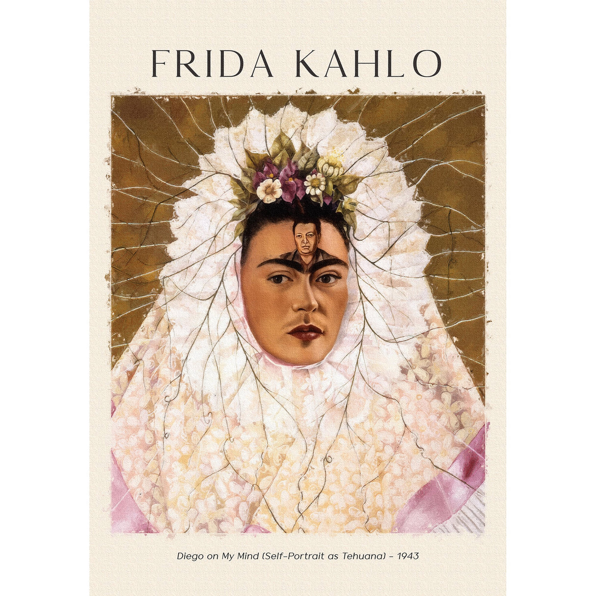 Frida Kahlo Art Panel/Canvas Board KAHL-2404-03