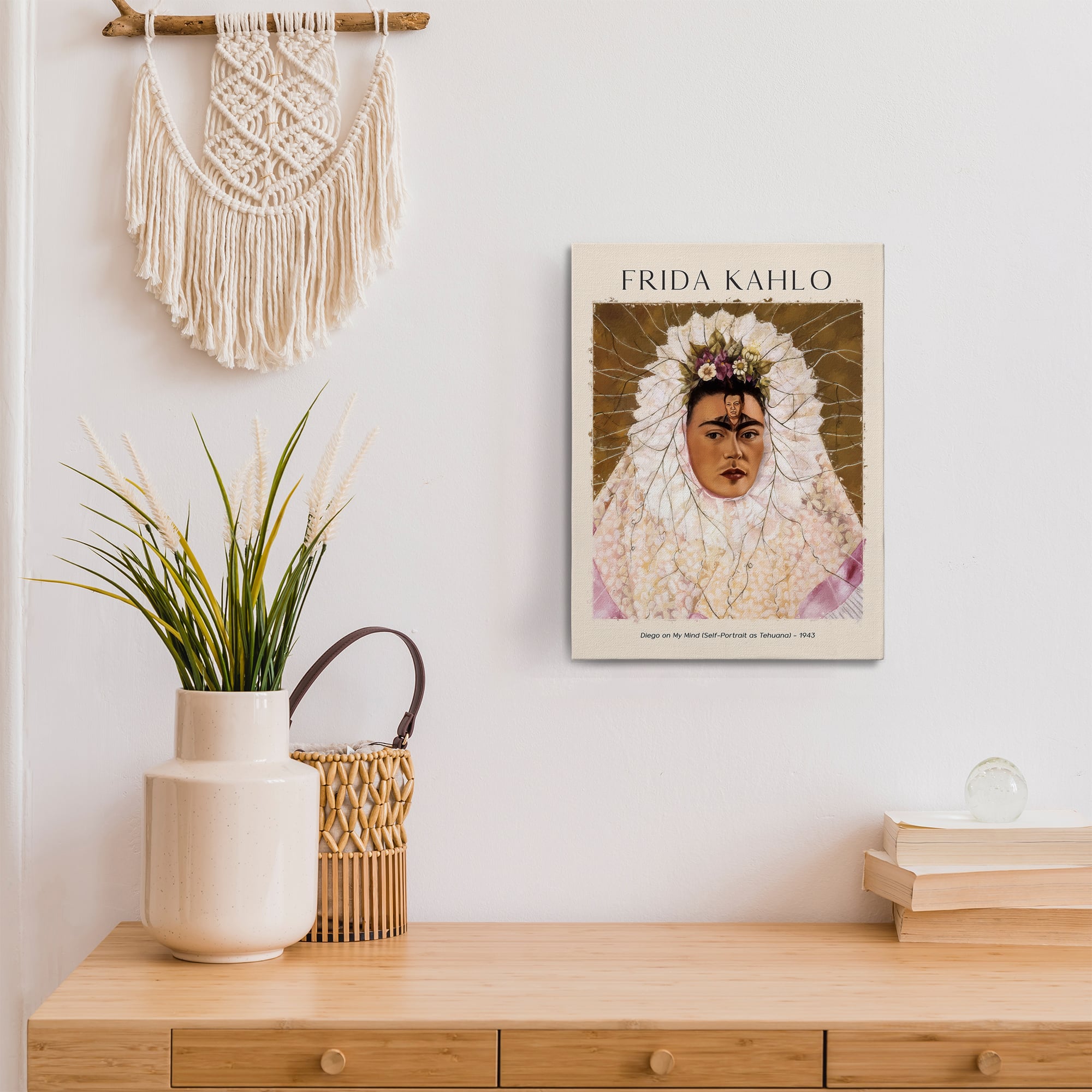 Frida Kahlo Art Panel/Canvas Board KAHL-2404-03 – ArtDeli. アート
