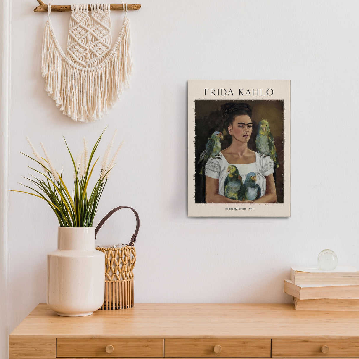 Frida Kahlo Art Panel/Canvas Board KAHL-2404-04