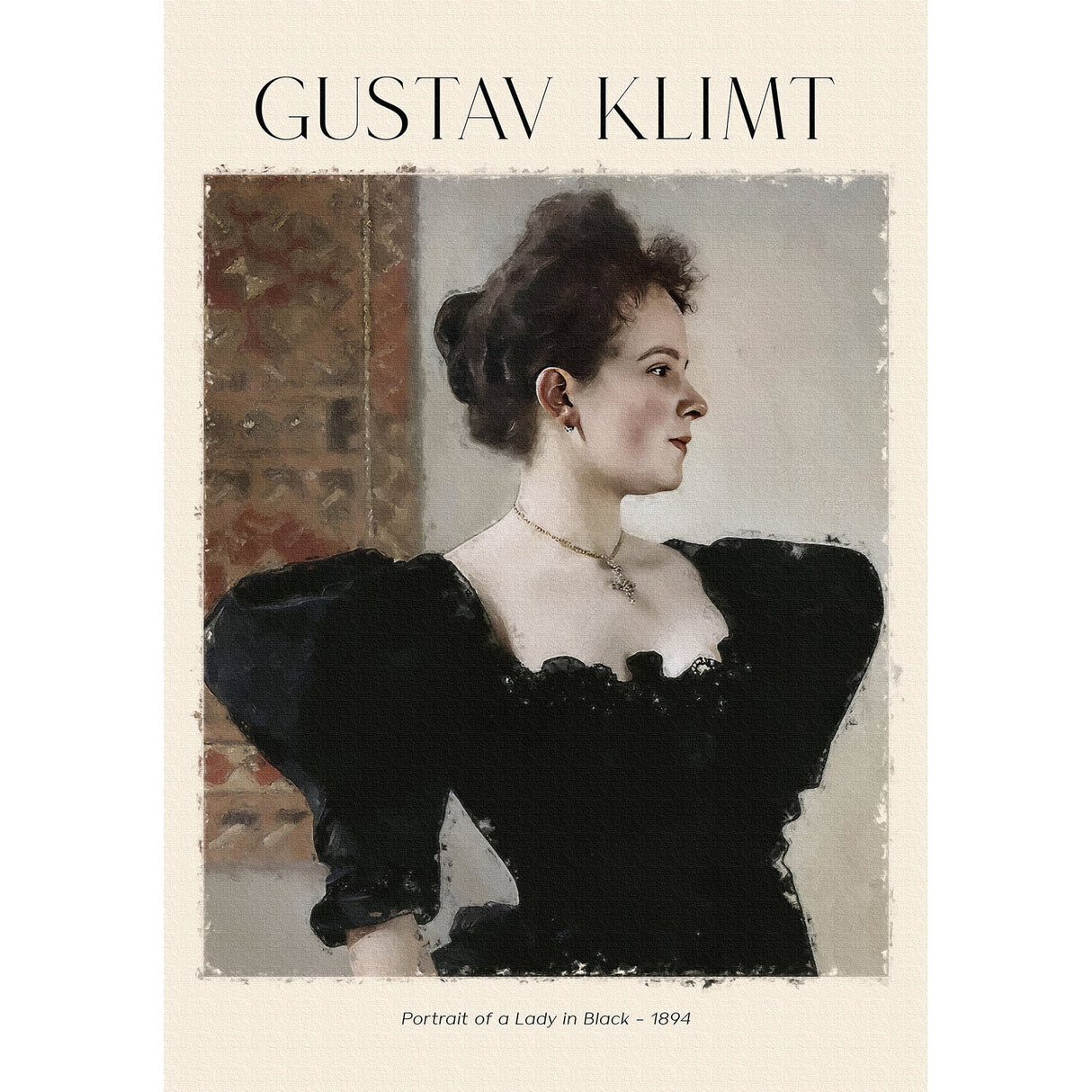 Gustav Klimt Art Panel/Canvas Board KLIM-2404-07