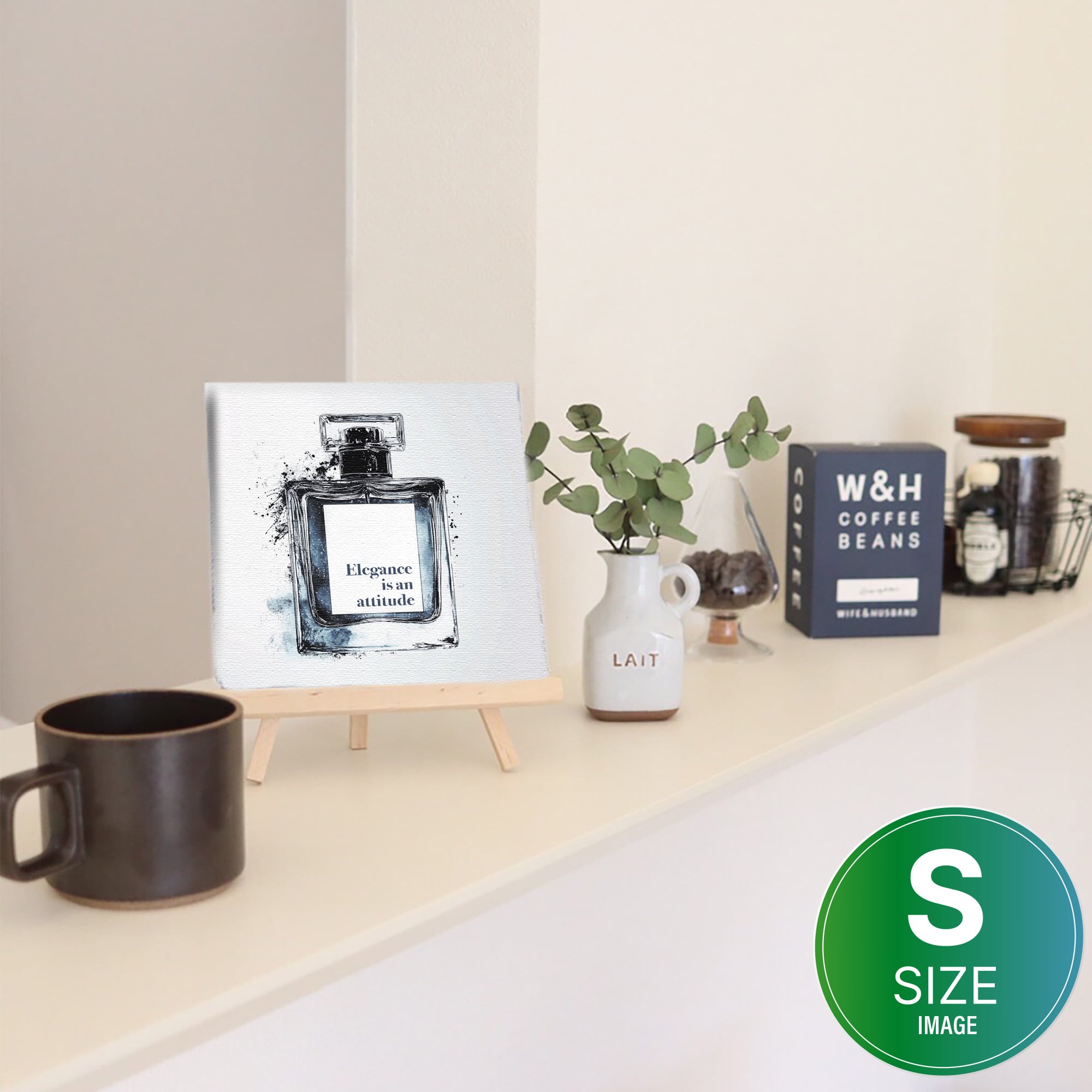 シンプルで洗練された香水ボトルアート | インテリア雑貨 アートパネル