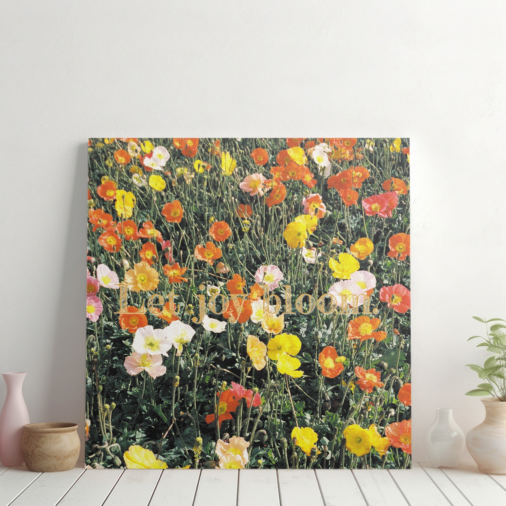 喜び咲く庭｜エネルギーチャージのポピーアート ― Let Joy Bloom