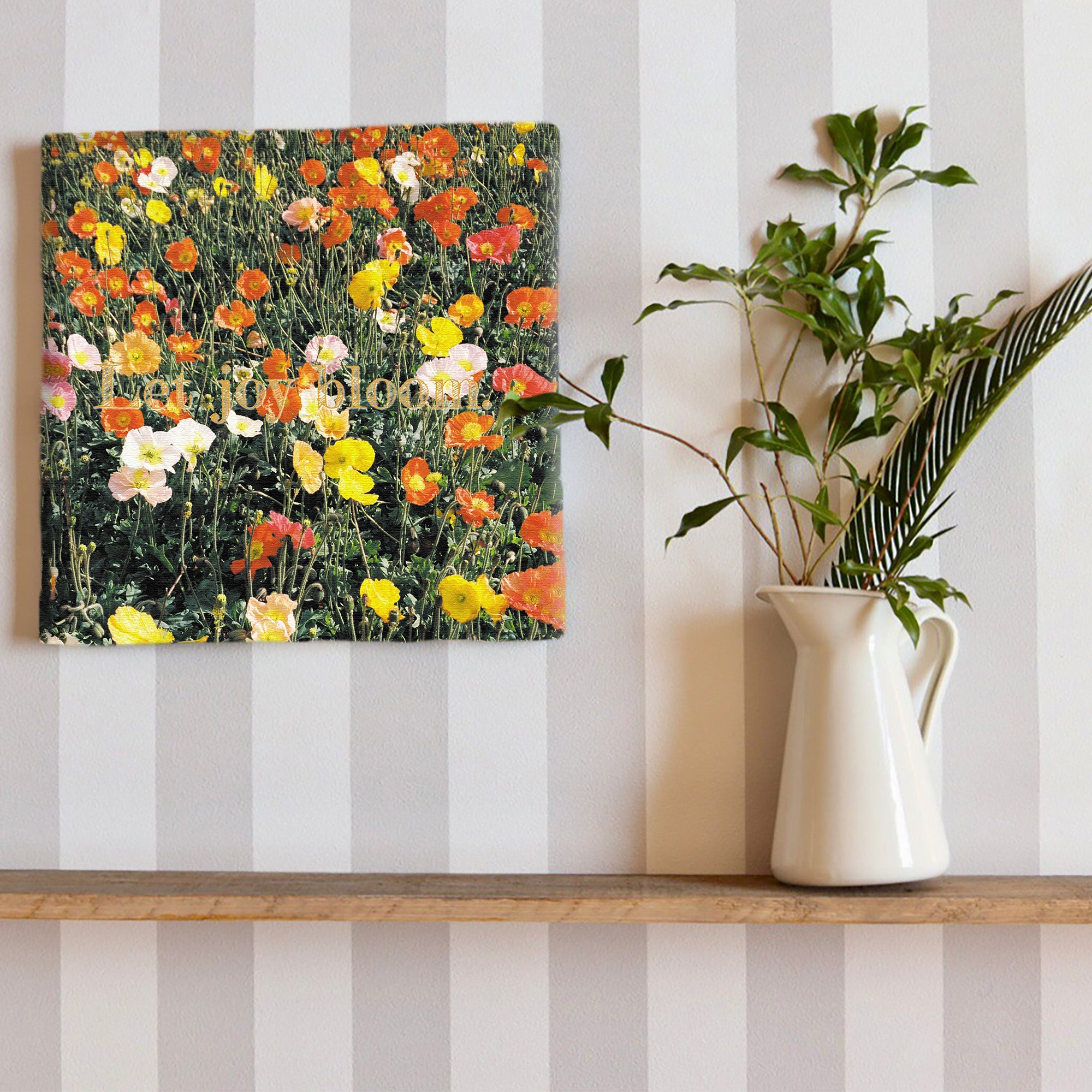 喜び咲く庭｜エネルギーチャージのポピーアート ― Let Joy Bloom