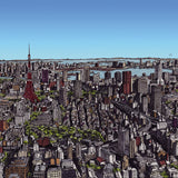 東京、始まりの空 – Tokyo Morning Skyline