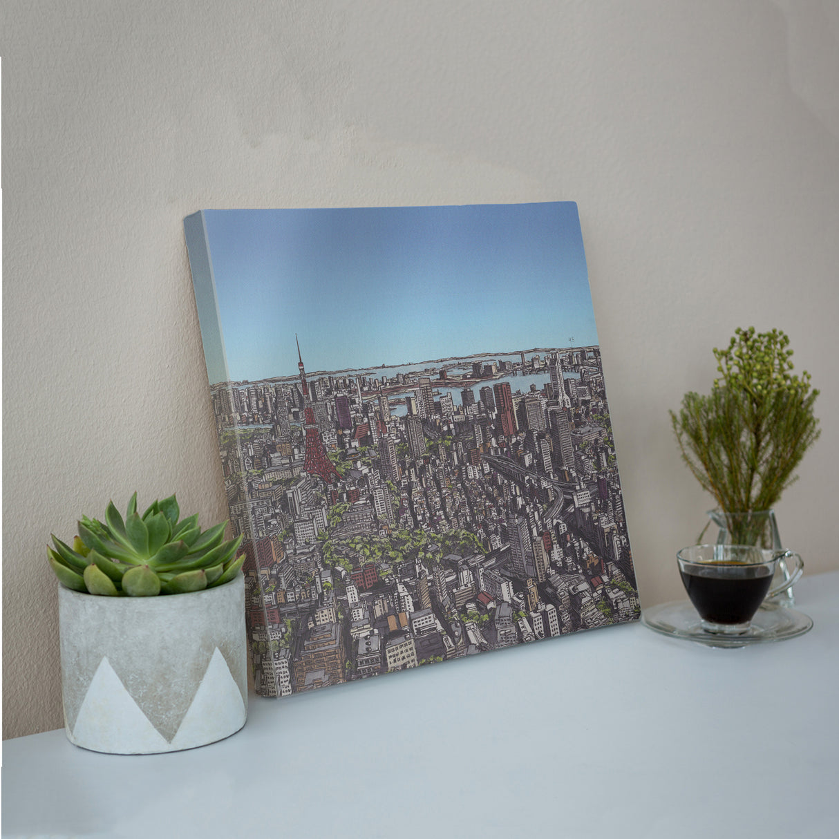 東京、始まりの空 – Tokyo Morning Skyline