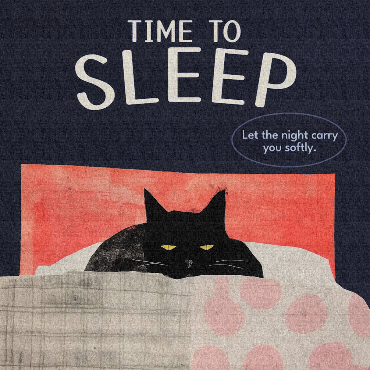 まどろみに誘う、眠りの番猫がそっと見守る – スリープ・キャット – Sleep Cat