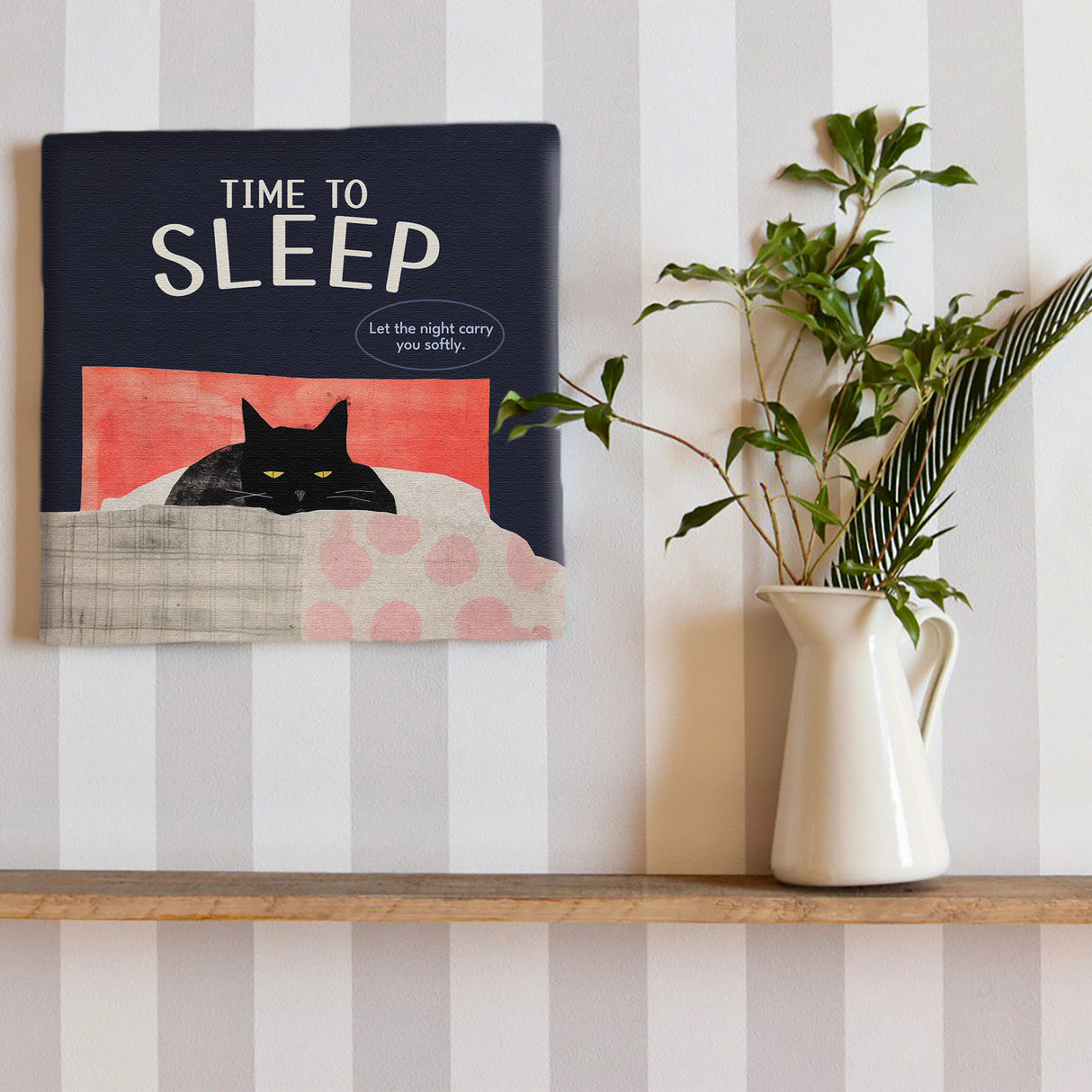 まどろみに誘う、眠りの番猫がそっと見守る – スリープ・キャット – Sleep Cat