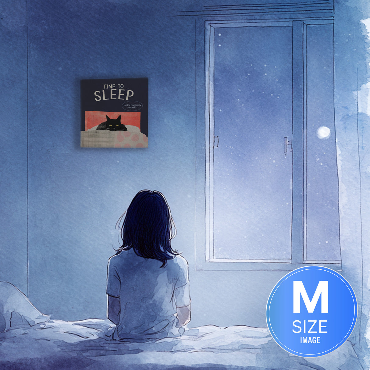 まどろみに誘う、眠りの番猫がそっと見守る – スリープ・キャット – Sleep Cat