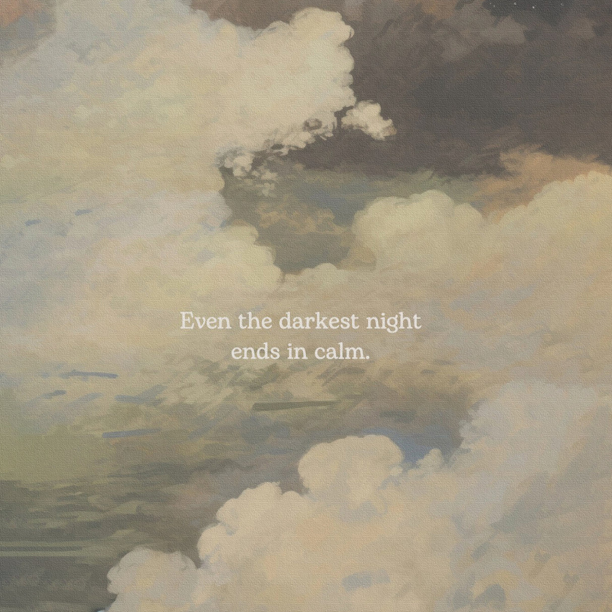 不安な夜も、やがてやさしくほどけていく – カーム・スカイ – Calm Sky