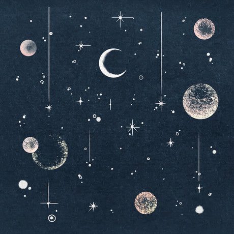 呼吸がすうっと深くなり、やさしい夜のまどろみへと誘われる – 星々の余白 – Celestial Quietude