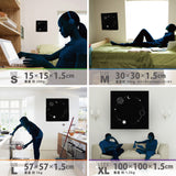 思考の輪郭がやさしくほどけ、静かな呼吸に戻っていく – 夜をめぐる環 – Orbit of Night