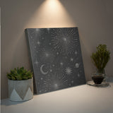 まぶたの奥がゆっくりとほどけ、静かな光に心が寄り添う – 夜に咲く光 – Nocturnal Bloom