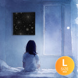 まぶたの奥がゆっくりとほどけ、静かな光に心が寄り添う – 夜に咲く光 – Nocturnal Bloom