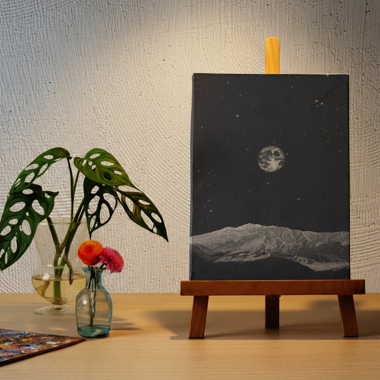 胸の奥のざわめきが、ゆっくりと遠くへほどけていく – 月下の静景 – Moonlit Stillness