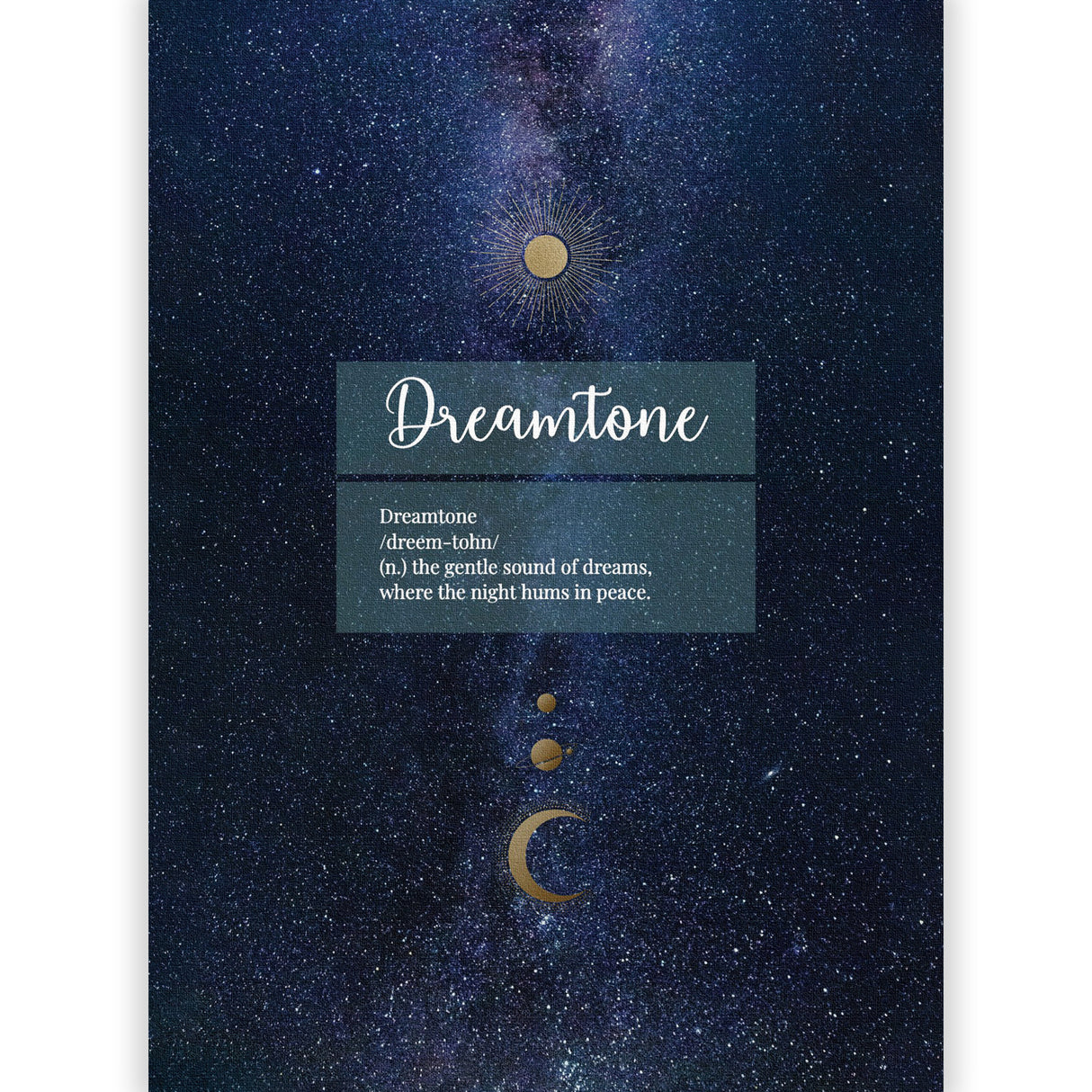 夜の気配がそっと寄り添い、眠りへと静かに溶けていく – ドリームトーン – Dreamtone