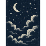 まぶたがそっと落ちて、心が雲に抱かれるようにやわらぐ – 月夜のまどろみ – Moonlit Slumber