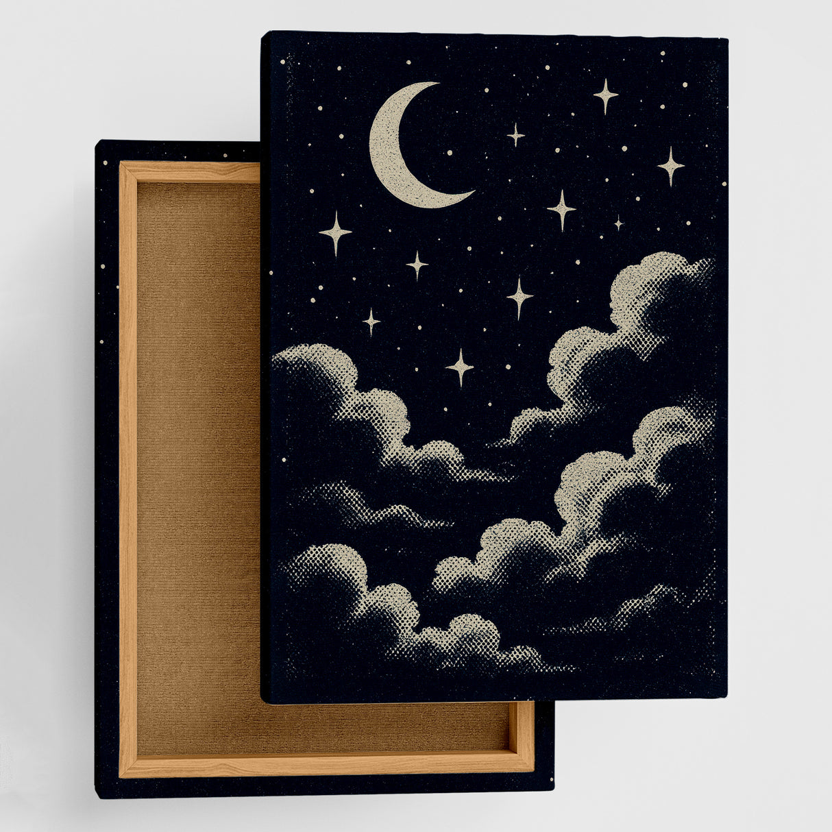 まぶたがそっと落ちて、心が雲に抱かれるようにやわらぐ – 月夜のまどろみ – Moonlit Slumber