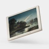 静かな夜に、ひとすじの光が心のざわめきをさらっていく – 夜空をわたる光 – Wandering Meteor