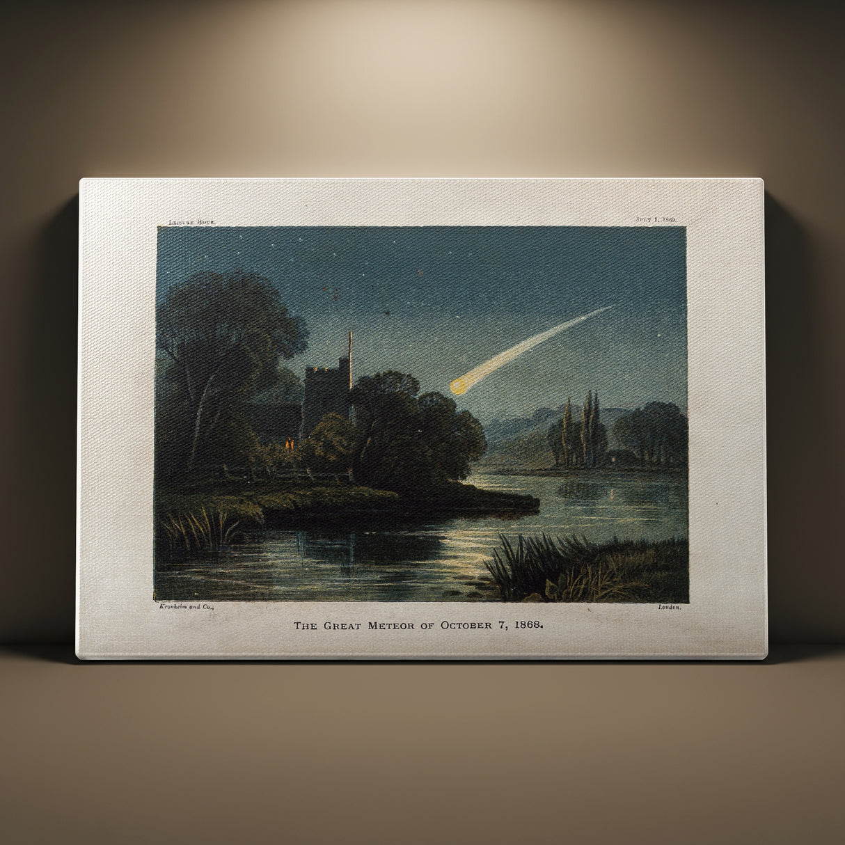 静かな夜に、ひとすじの光が心のざわめきをさらっていく – 夜空をわたる光 – Wandering Meteor