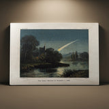 静かな夜に、ひとすじの光が心のざわめきをさらっていく – 夜空をわたる光 – Wandering Meteor