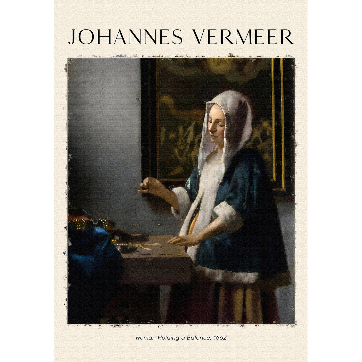 Johannes Vermeer Art Panel/Canvas Board VERM-2404-02