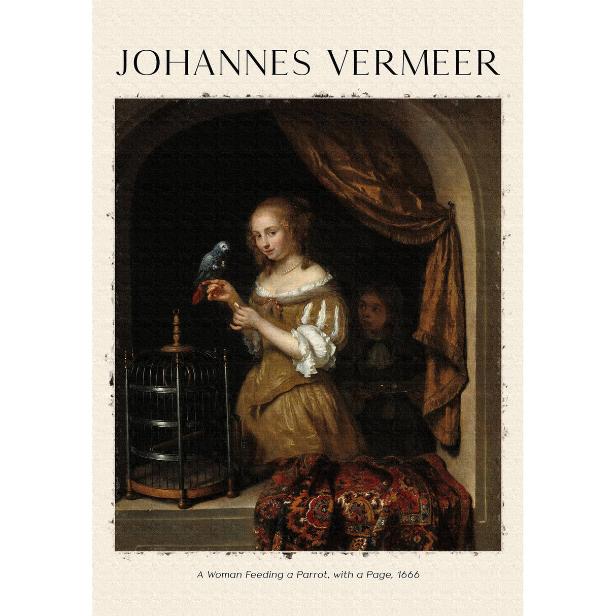 Johannes Vermeer Art Panel/Canvas Board VERM-2404-04