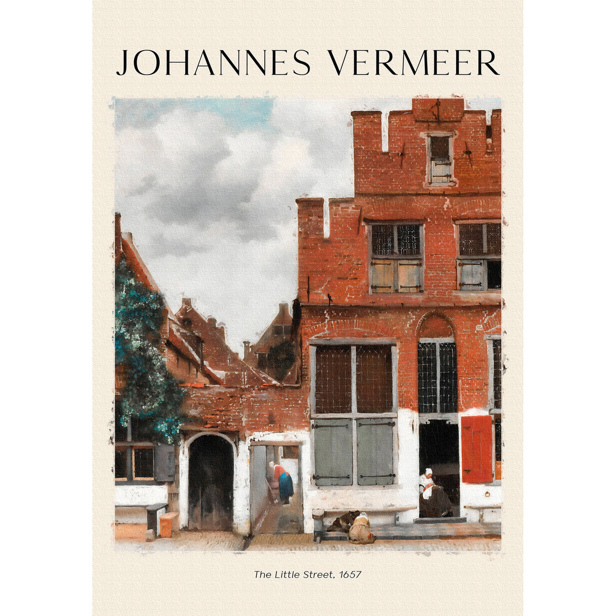 Johannes Vermeer Art Panel/Canvas Board VERM-2404-06