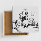 Winnie the Pooh Art Panel Disney Goods dsn-0200