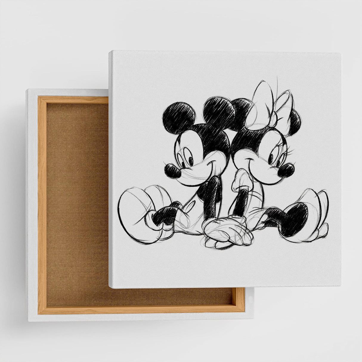 Mickey and Minnie art panel Disney goods dsn-0249