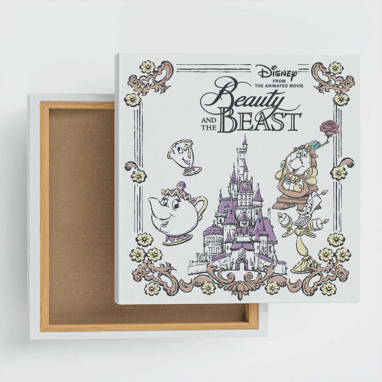 Beauty and the Beast art panel Interior goods Art Disney Beauty and the Beast dsn-0324