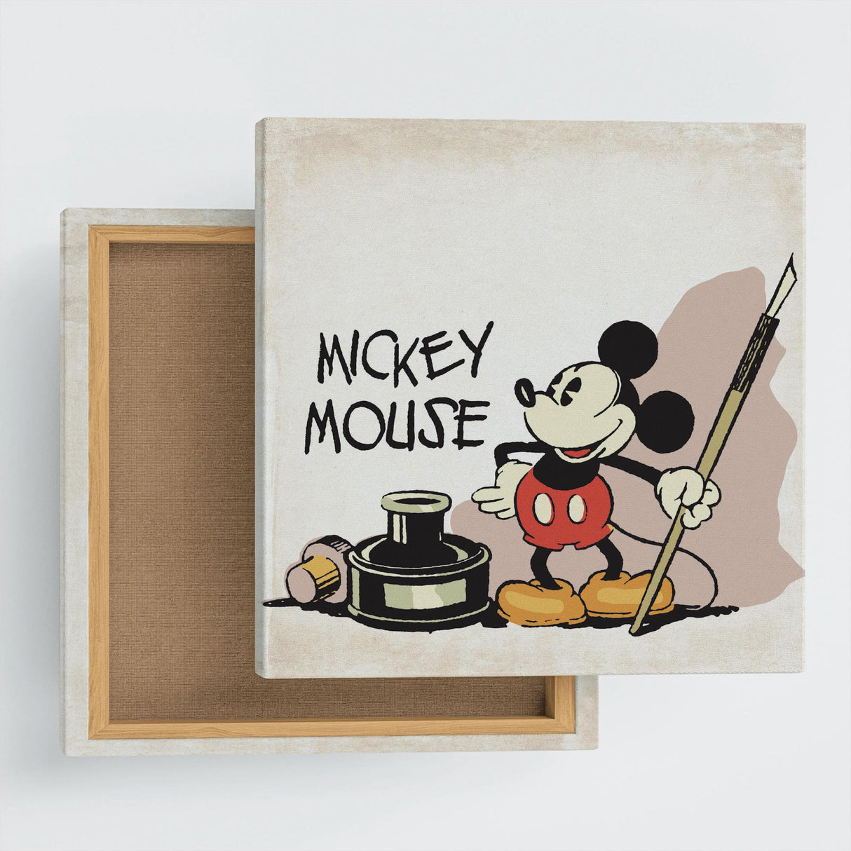 Mickey Mouse fabric panel interior goods art retro dsny-1710-17