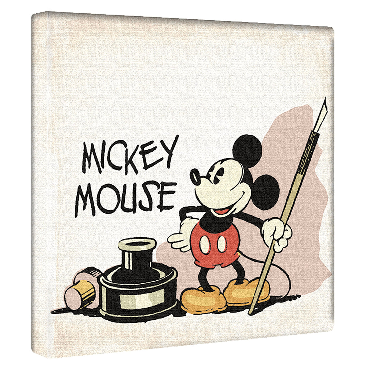 Mickey Mouse fabric panel interior goods art retro dsny-1710-17