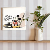 Mickey Mouse fabric panel interior goods art retro dsny-1710-17