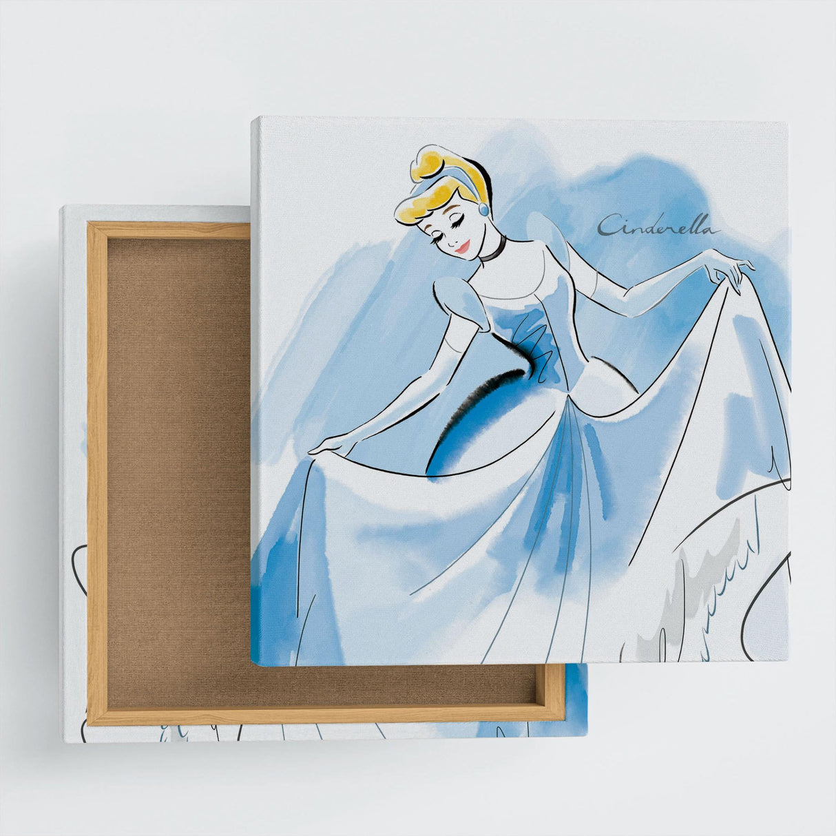 Cinderella wall decor interior goods art panel canvas Disney Princess dsny-1901-006