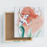 Ariel fabric panel interior goods art panel canvas Disney princess dsny-1901-007