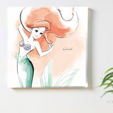 Ariel fabric panel interior goods art panel canvas Disney princess dsny-1901-007