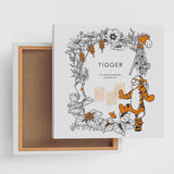 Tigger Art Panel Set Interior Goods Art Panel Canvas Winnie the Pooh Orange dsny-2011-15