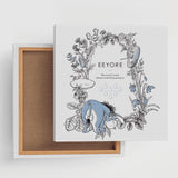 Eeyore wall art set Interior goods Art panel Canvas Winnie the Pooh Blue dsny-2011-16