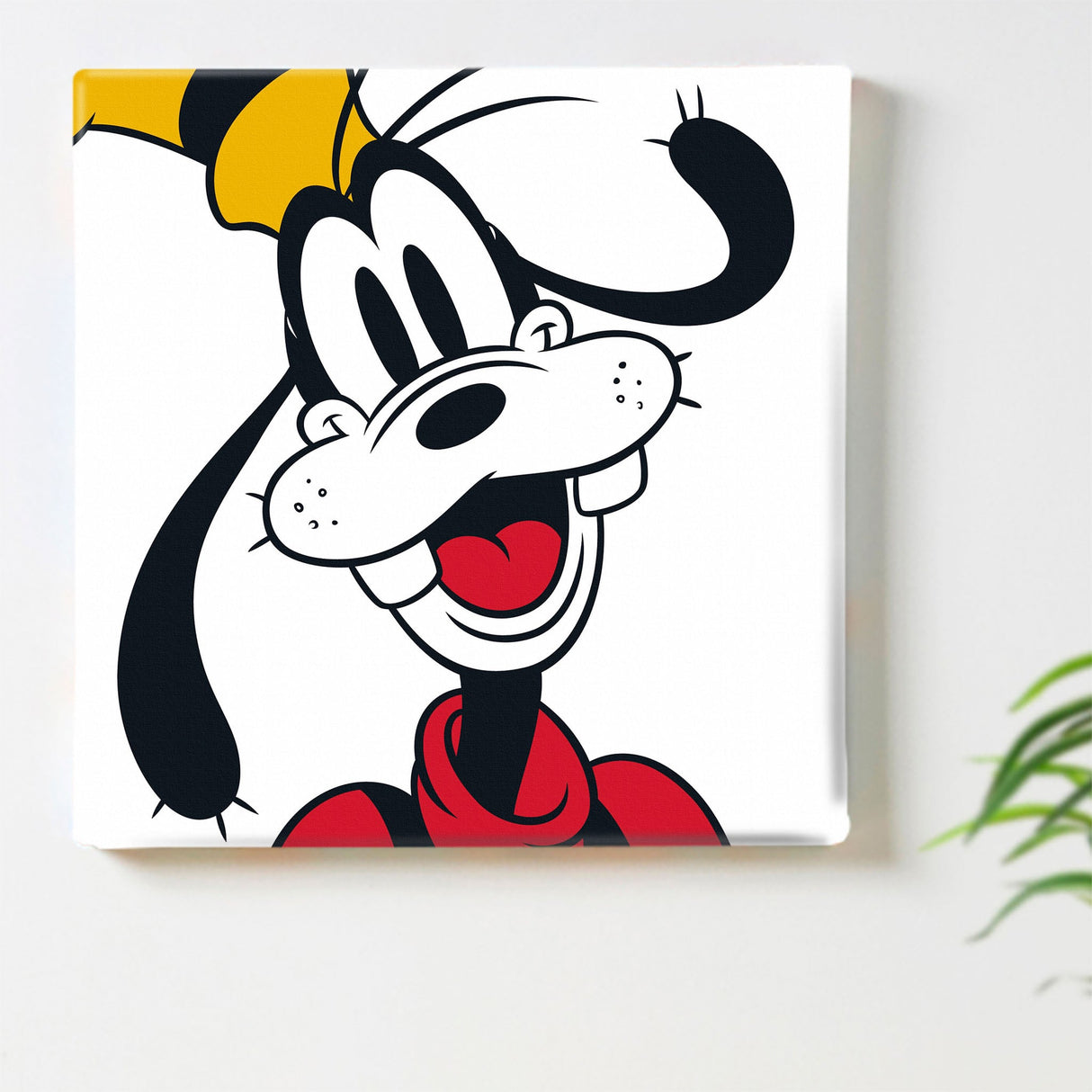 Goofy Art Panel Set Interior Goods Art Panel Canvas White dsny-2012-06