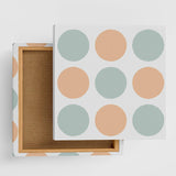 Polka dot art interior accessories Art goods pat-0046