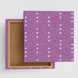 Purple polka dot motif interior accessory wall art pat-0110