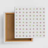 Girly interior accessories with dots Interior art pat-0114