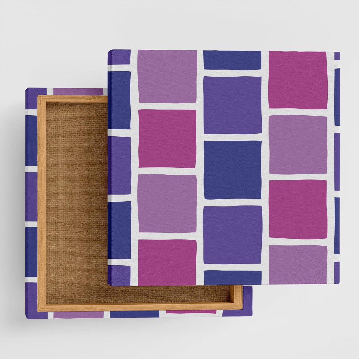 Purple tile motif interior accessories Interior goods pat-0117