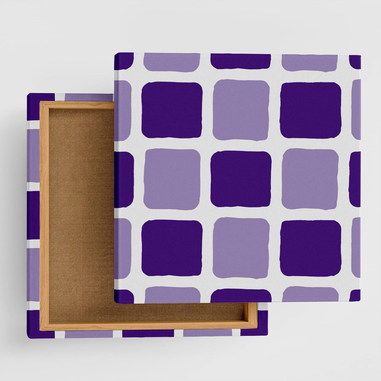 Purple tile motif interior accessories Living alone Interior pat-0120